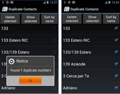 Remove Duplicate Contacts in Android