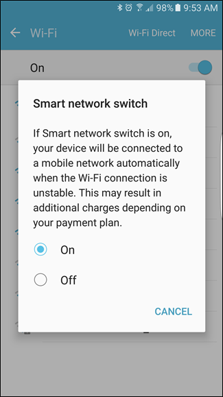 How to Disable Samsung’s “Smart Network Switch” to Avoid Too Much Data Usage 5